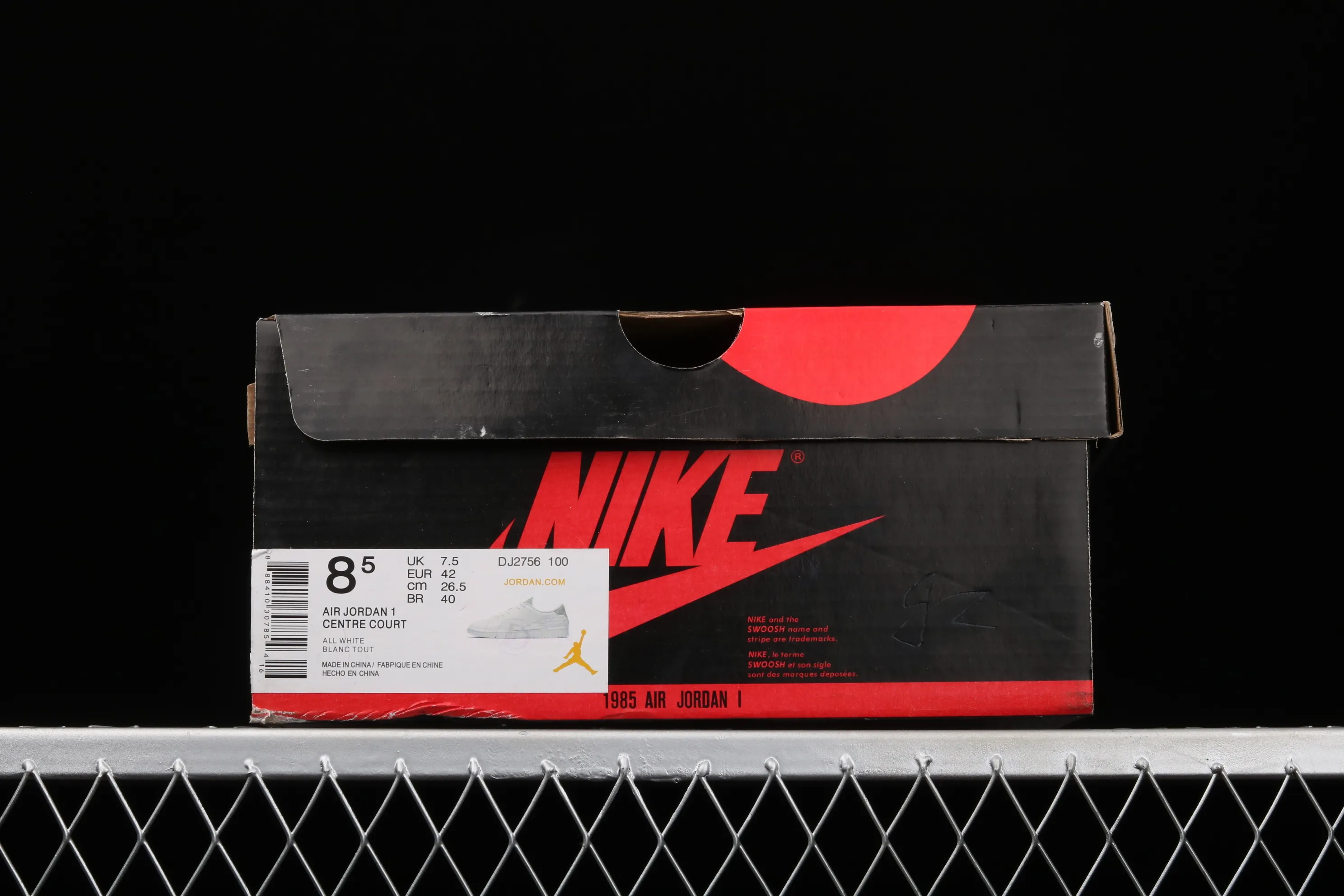 All categories Air Jordan Jordan series basketball shoes Air Jordan 1 Low Air Jordan 1 Center Court AJ1 Joe 1 gray and white low-top sneakers DJ2756-100